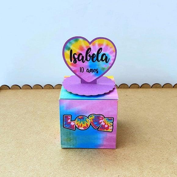 Caixa Cubo - Tye Die