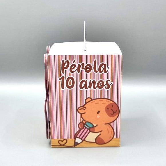Caixa de Mão - Capivara Cute