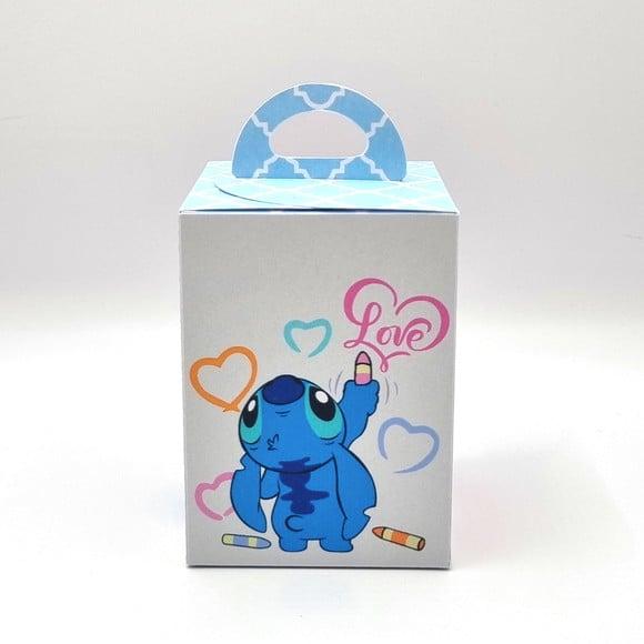 Caixa de Mão - Stitch e Angel
