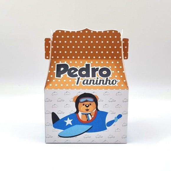 Caixa Malinha - Urso Aviador