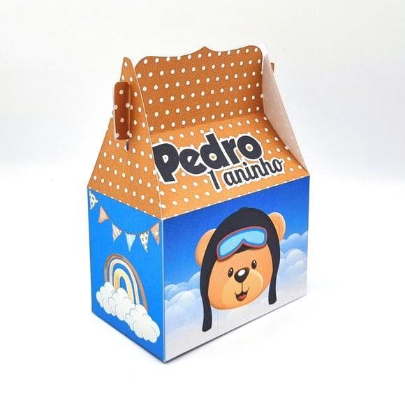 Caixa Malinha - Urso Aviador