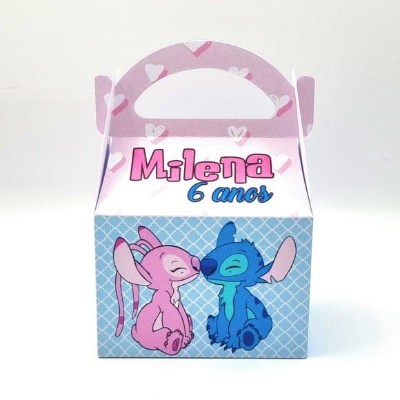 Caixa Malinha - Stitch e Angel
