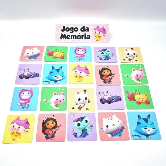 Jogo da Memória - Casa Mágica da Gabby v. rosa