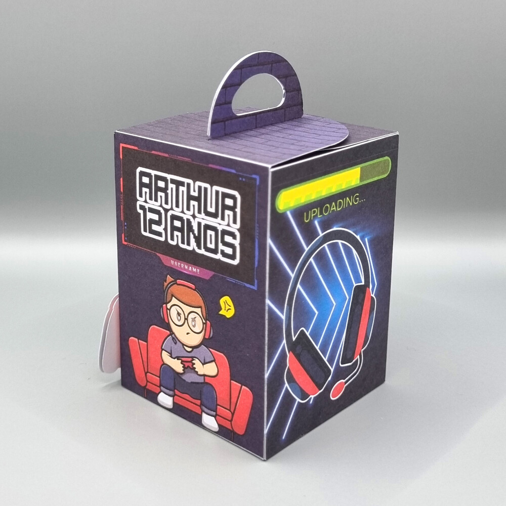 Kit de Caixas Personalizadas 20 Peças - Nintendo Switch