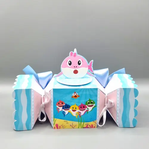 Caixa Bala - Baby Shark Rosa