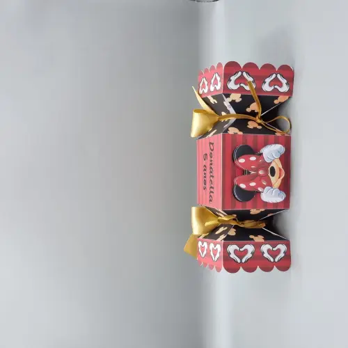 Caixa Bala - Mickey e Minnie Vermelha