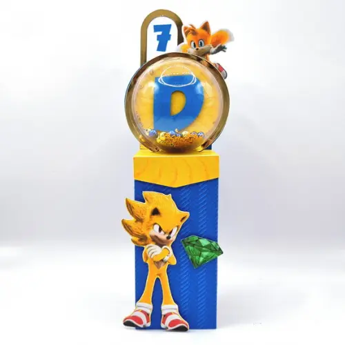 Caixa Alta com Esfera Acrílica - Sonic 2
