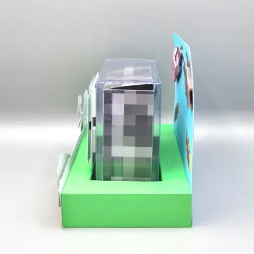 Caixa Cenário com Caixa de Acetato - Minecraft