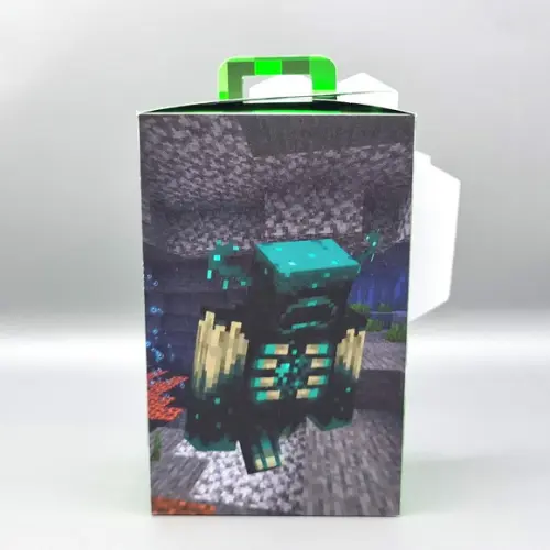 Caixa com Visor Lateral para Tubete - Minecraft