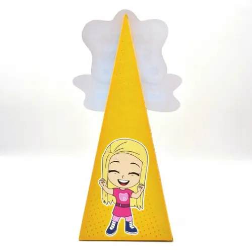 Caixa Cone - Aventureira Rosa