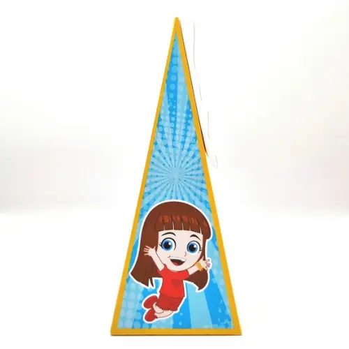 Caixa Cone - Aventureira Rosa