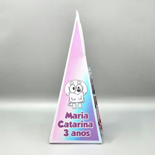 Caixa Cone - Bluey Candy Rosa