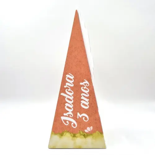 Caixa Cone - Chapeuzinho Vermelho Preta