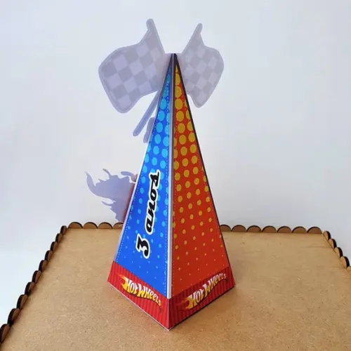 Caixa Cone - Hot Wheels