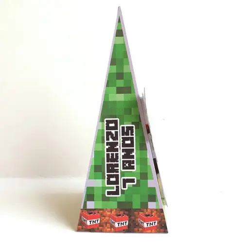 Caixa Cone - Minecraft