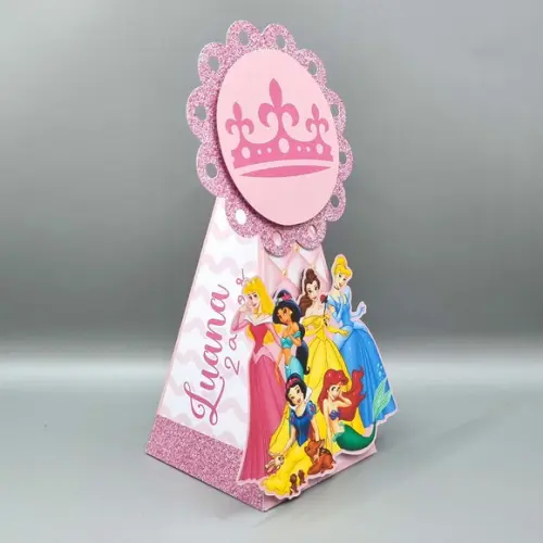 Caixa Cone - Princesas Disney