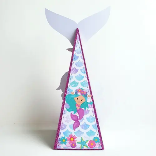 Caixa Cone - Sereia Floral