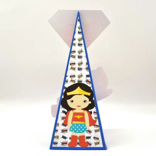 Caixa Cone - Super Homem Loiro