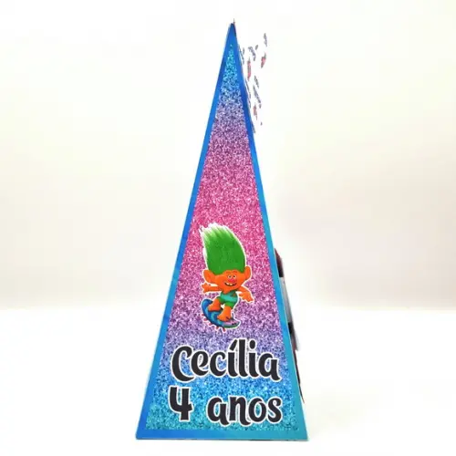 Caixa Cone - Trolls