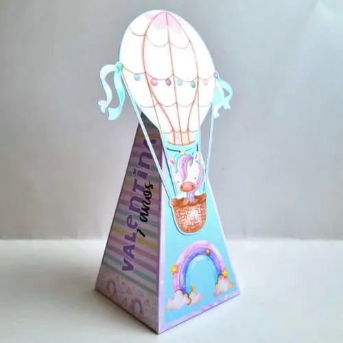 Caixa Cone - Unicórnio