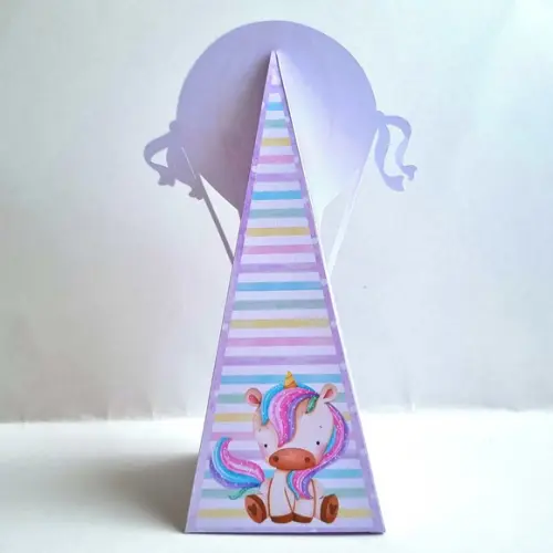 Caixa Cone - Unicórnio