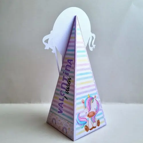 Caixa Cone - Unicórnio