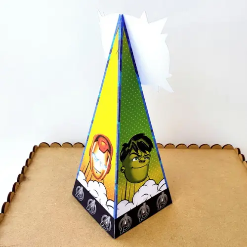 Caixa Cone - Vingadores Cute