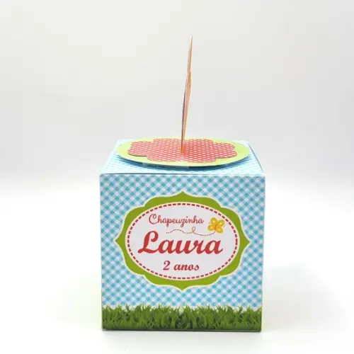 Caixa Cubo - Chapeuzinho Vermelho