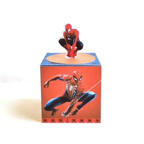 Caixa Cubo - Homem Aranha