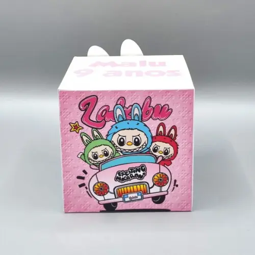 Caixa Cubo - Labubu