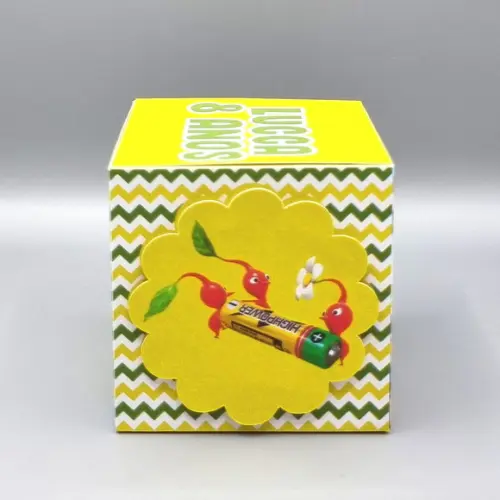Caixa Cubo - Pikmin