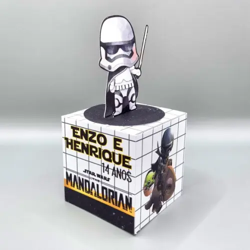 Caixa Cubo - Star Wars Mandalorian