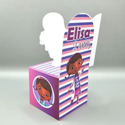 Caixa Cubo Cenário - Doutora Brinquedos