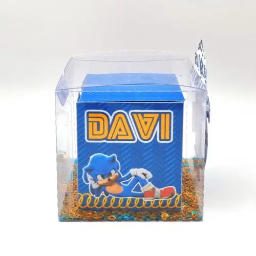Caixa Cubo de Acetato - Sonic 2