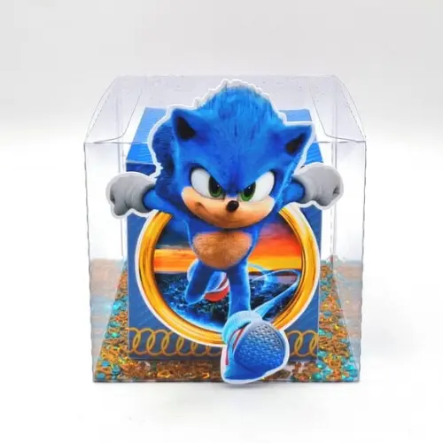 Caixa Cubo de Acetato - Sonic 2