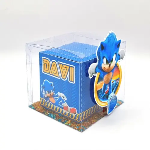 Caixa Cubo de Acetato - Sonic 2