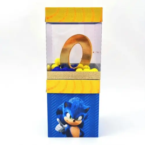 Caixa Cubo Dupla de Acetato - Sonic 2