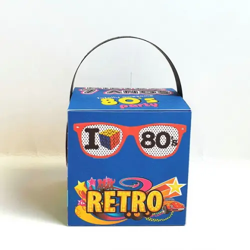 Caixa Cubo Fone de Ouvido - Anos 70 e 80