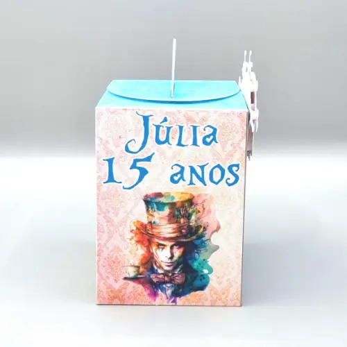 Caixa de Mão - Alice no País das Maravilhas Realista