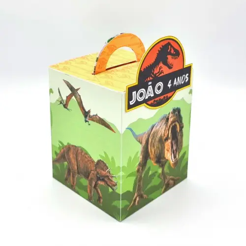 Caixa de Mão - Dinossauro Jurassic