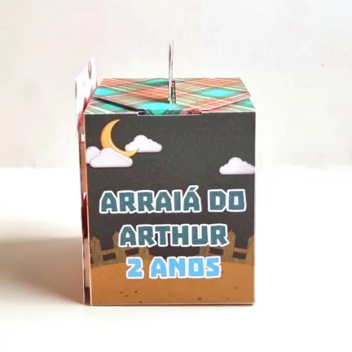 Caixa de Mão - Festa Junina Menino