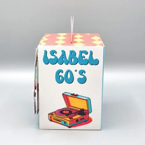 Caixa de Mão - Festa Retrô