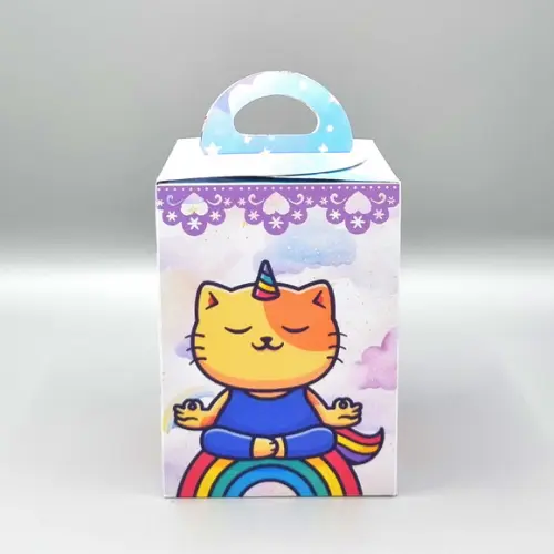 Caixa de Mão - Gato Unicórnio
