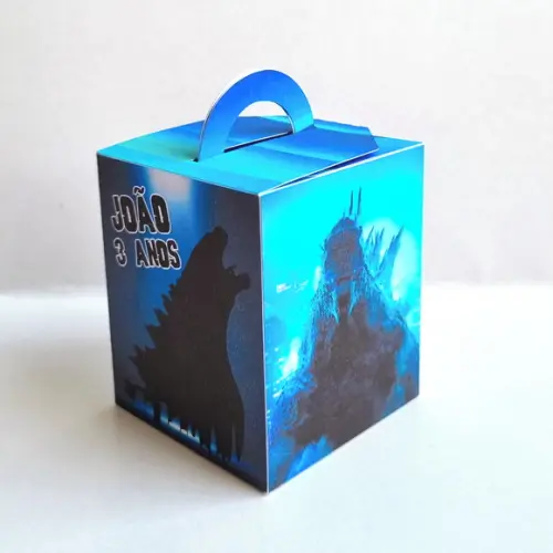 Caixa de Mão - Godzilla Azul