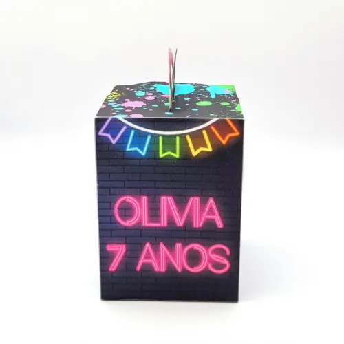 Caixa de Mão - Neon Party