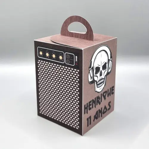 Caixa de Mão - Rock - Caixa Amplificador