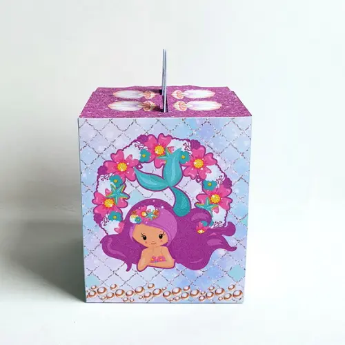 Caixa de Mão - Sereia Floral