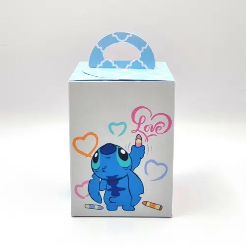 Caixa de Mão - Stitch e Angel
