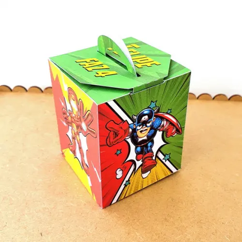 Caixa de Mão - Vingadores Cute