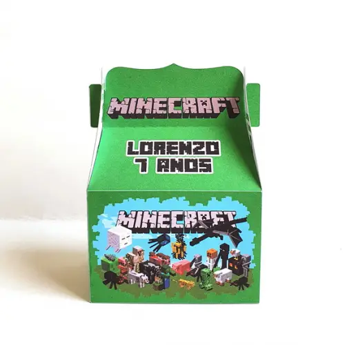 Caixa Malinha - Minecraft